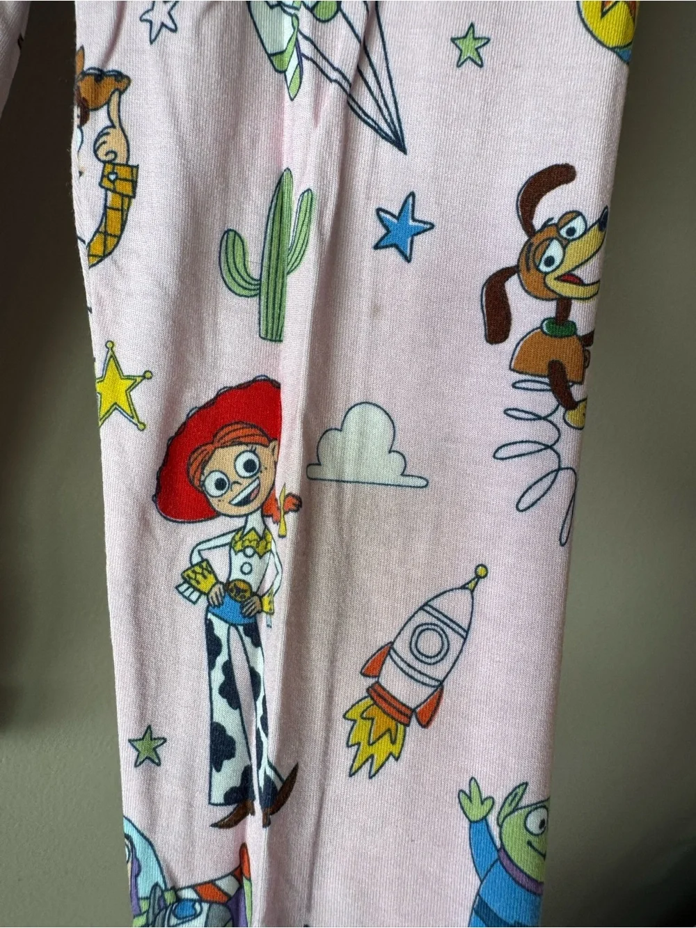 Little Sleepies x Disney Pixar Bamboo Pink Toy Story Long Sleeve PJ‎ Set 3T